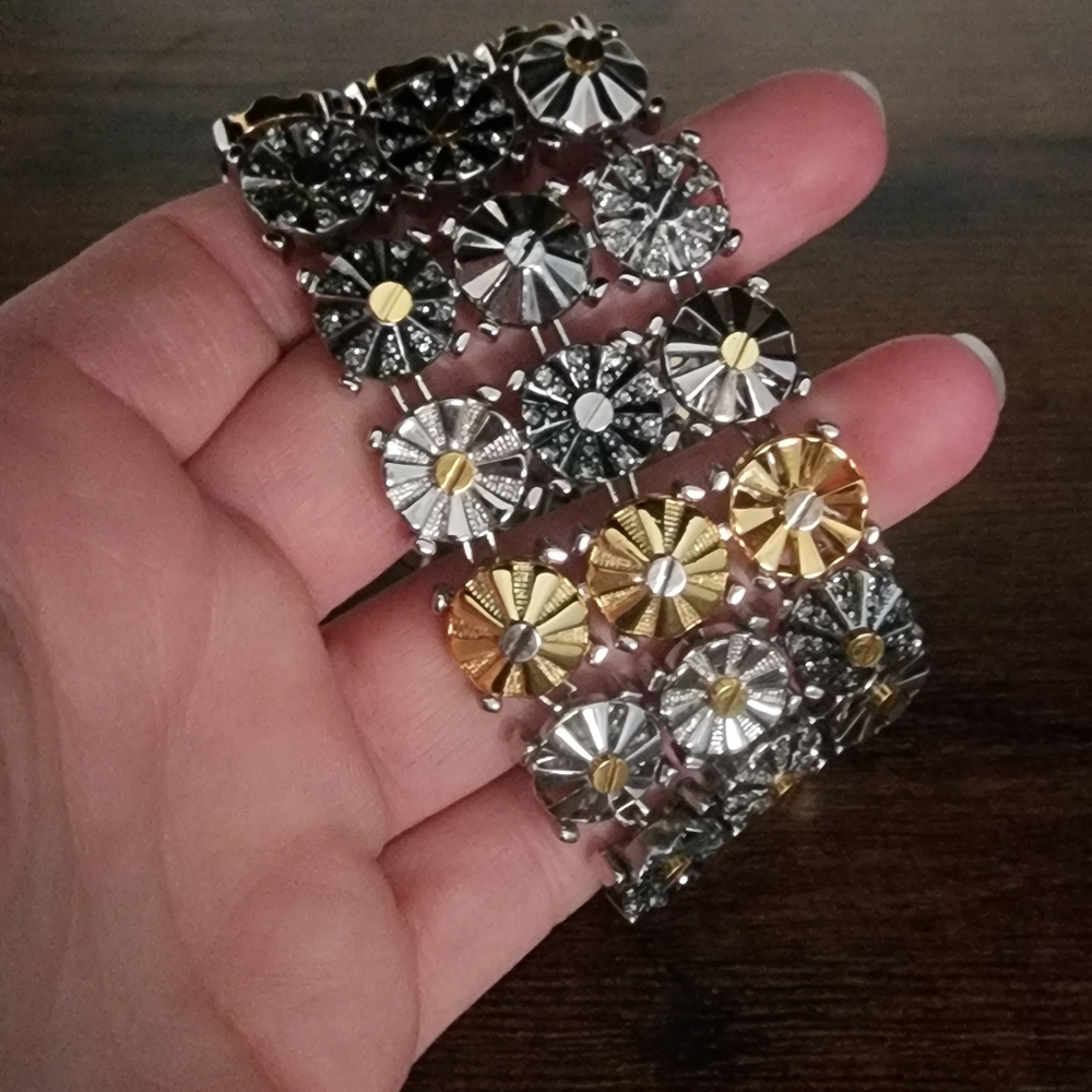 Coach Bracelet Linked Studs